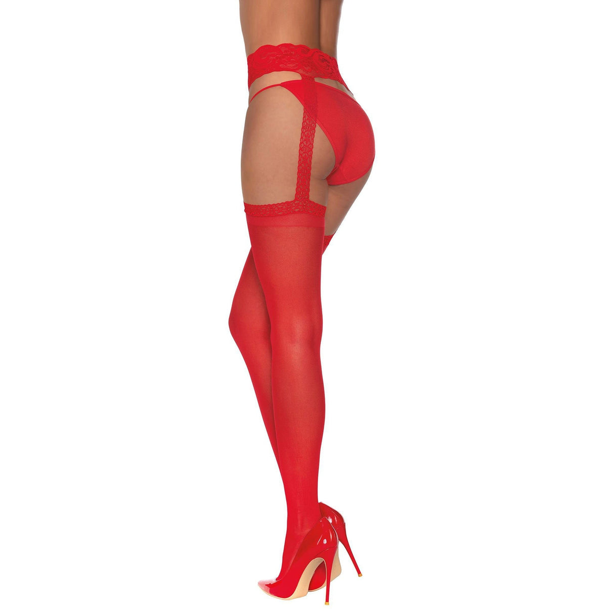 Dreamgirl Pantyhose With Garters