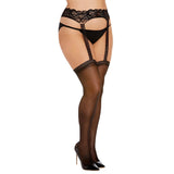 Dreamgirl Pantyhose With Garters
