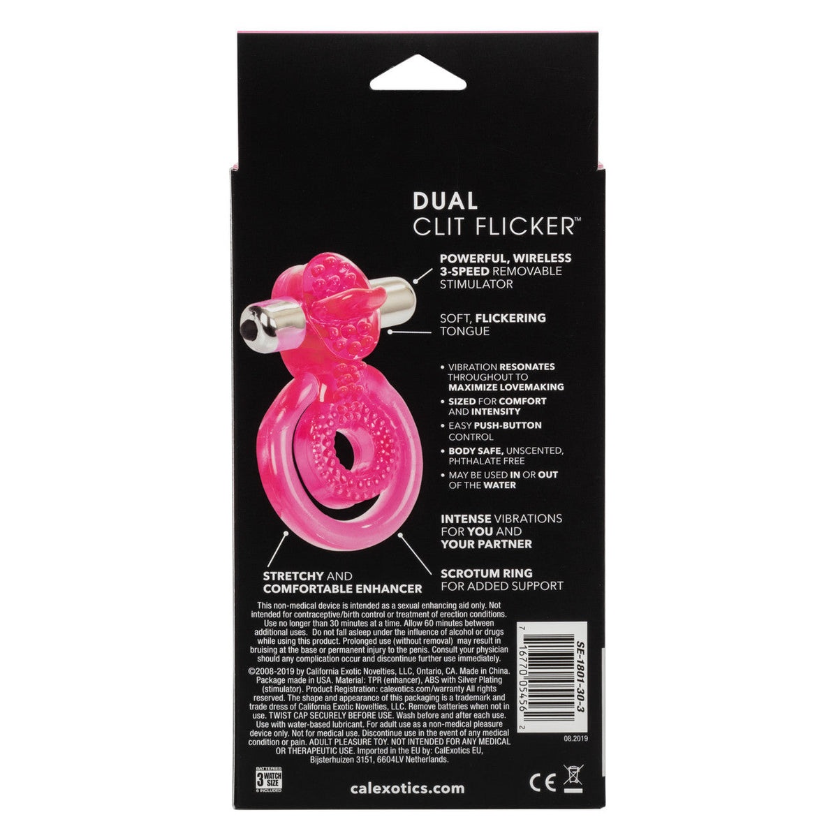 Dual Clit Flicker Cock Ring