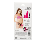 Dual Harness Strap On With Butt Plug