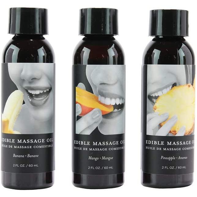 Earthly Body Edible Massage Oil Gift Set