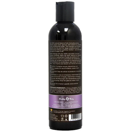 Earthly Body Hemp Seed Massage & Body Oil - 8oz