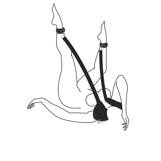 Easy Toys Pillow & Ankle Cuffs Leg Position Strap