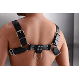 English Bull Dog Leather Chest Harness