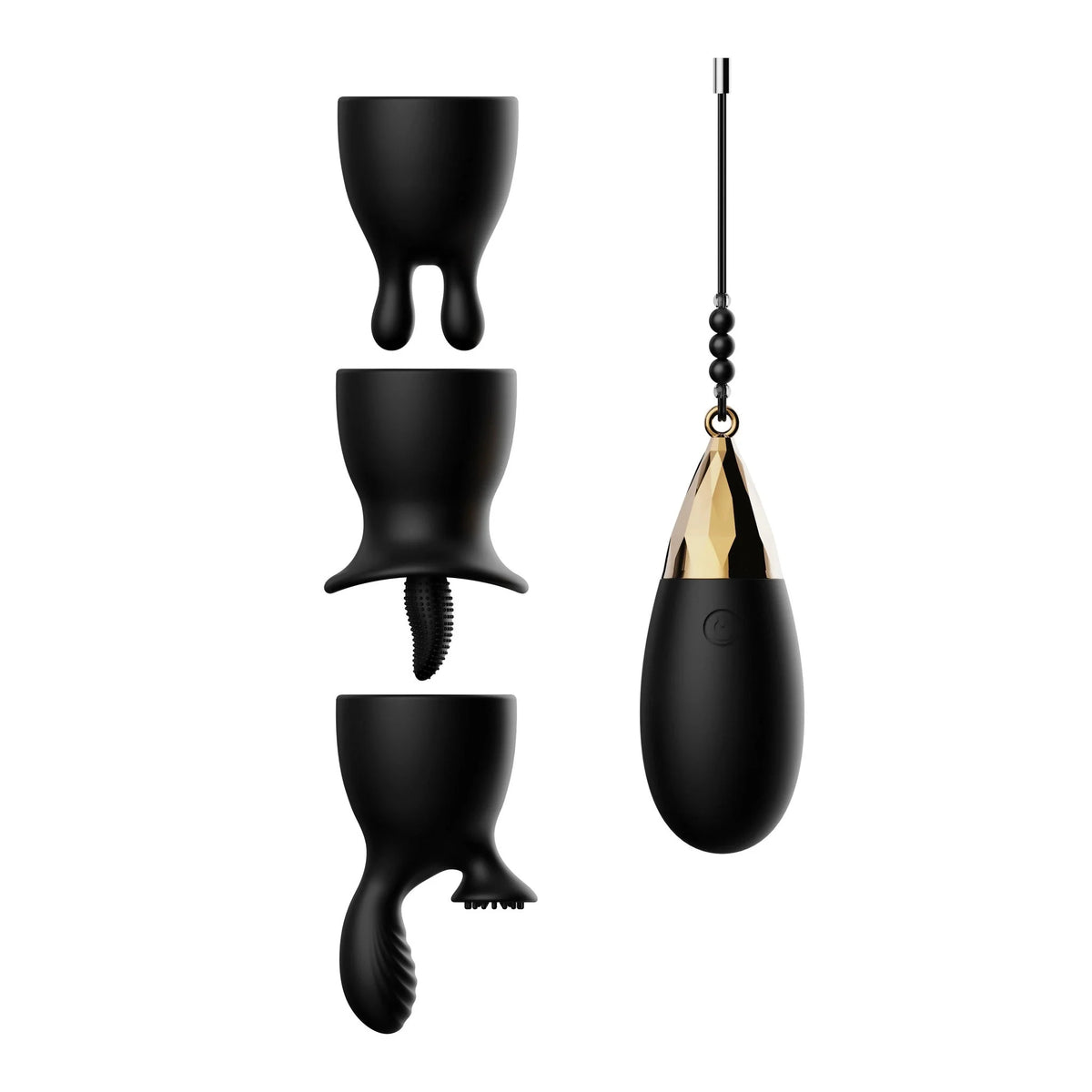 Egg-Citement Remote Egg Vibe with Sleeves