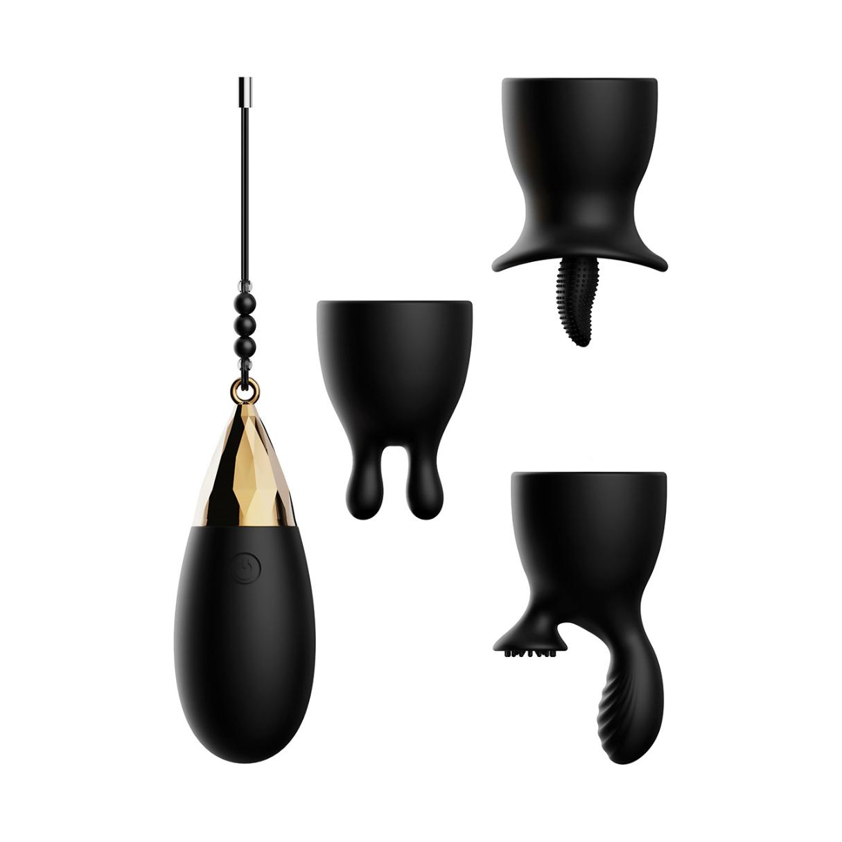 Egg-Citement Remote Egg Vibe with Sleeves