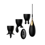 Egg-Citement Remote Egg Vibe with Sleeves