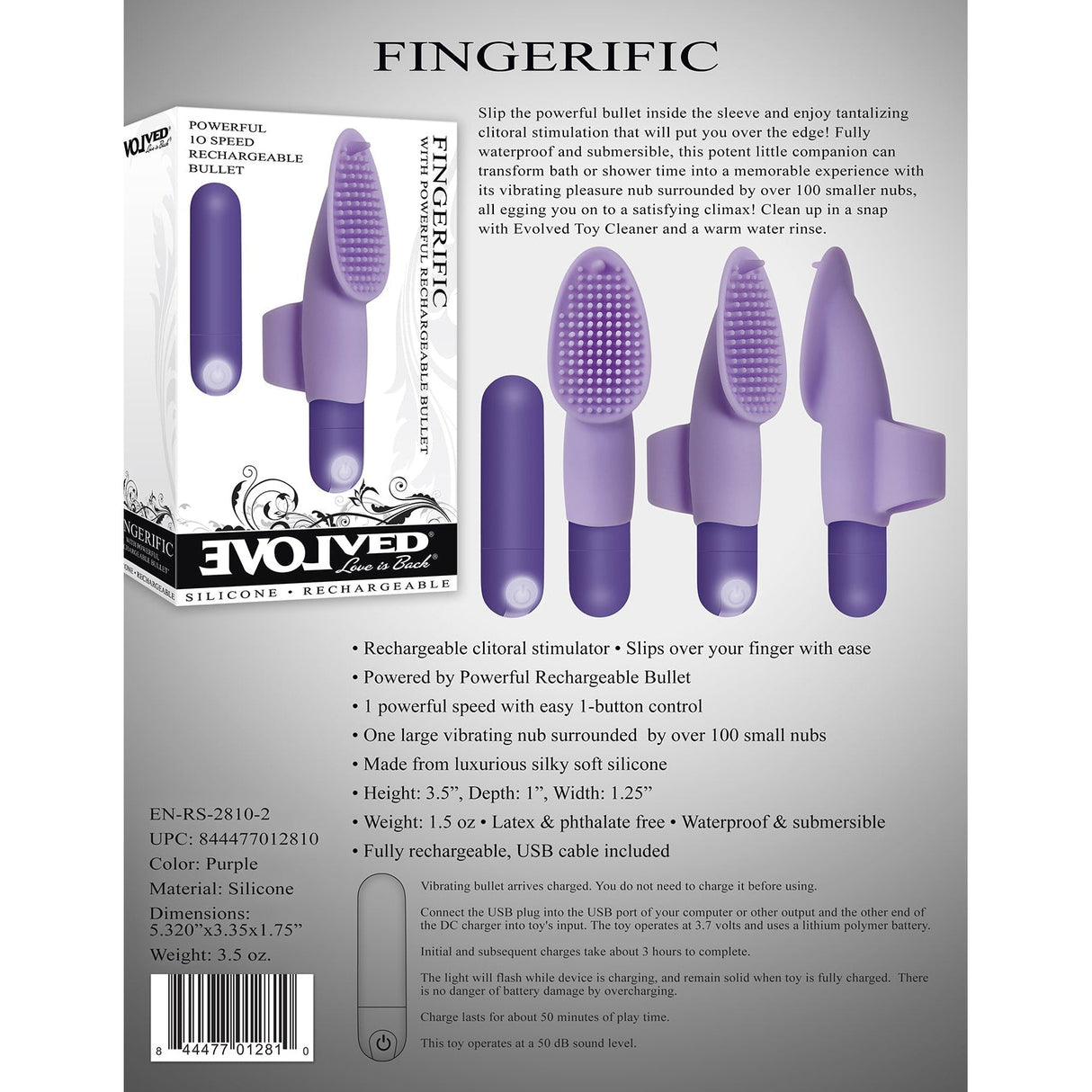Evolved Finger Sleeve Vibrator