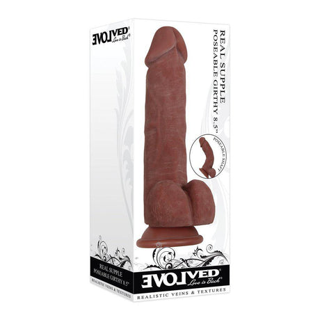 Evolved Real Supple 8.5 Inch Girthy Dildo