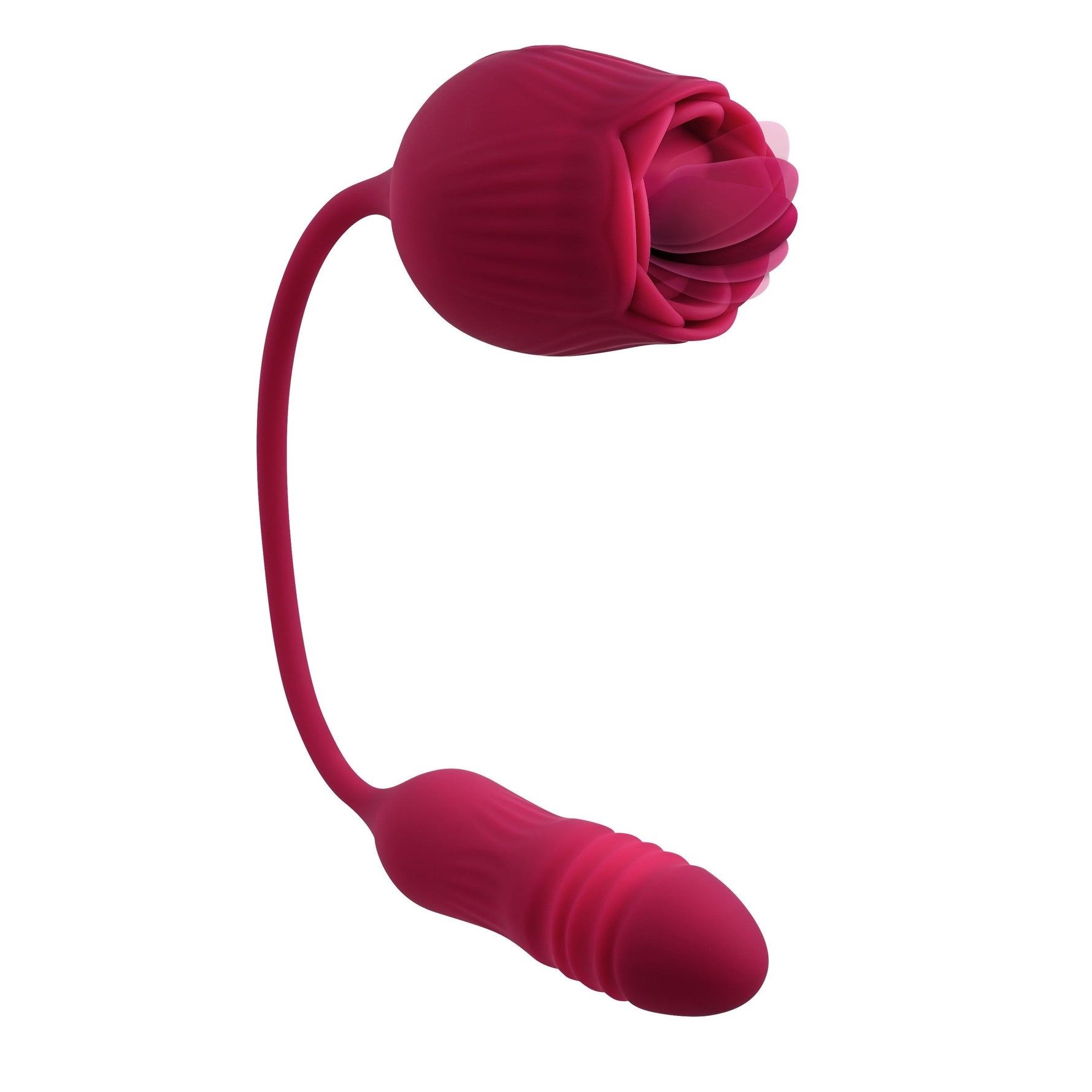 Wild Rose Tongue Vibrator - HotCherry Wild Rose Tongue Vibrator - HotCherry