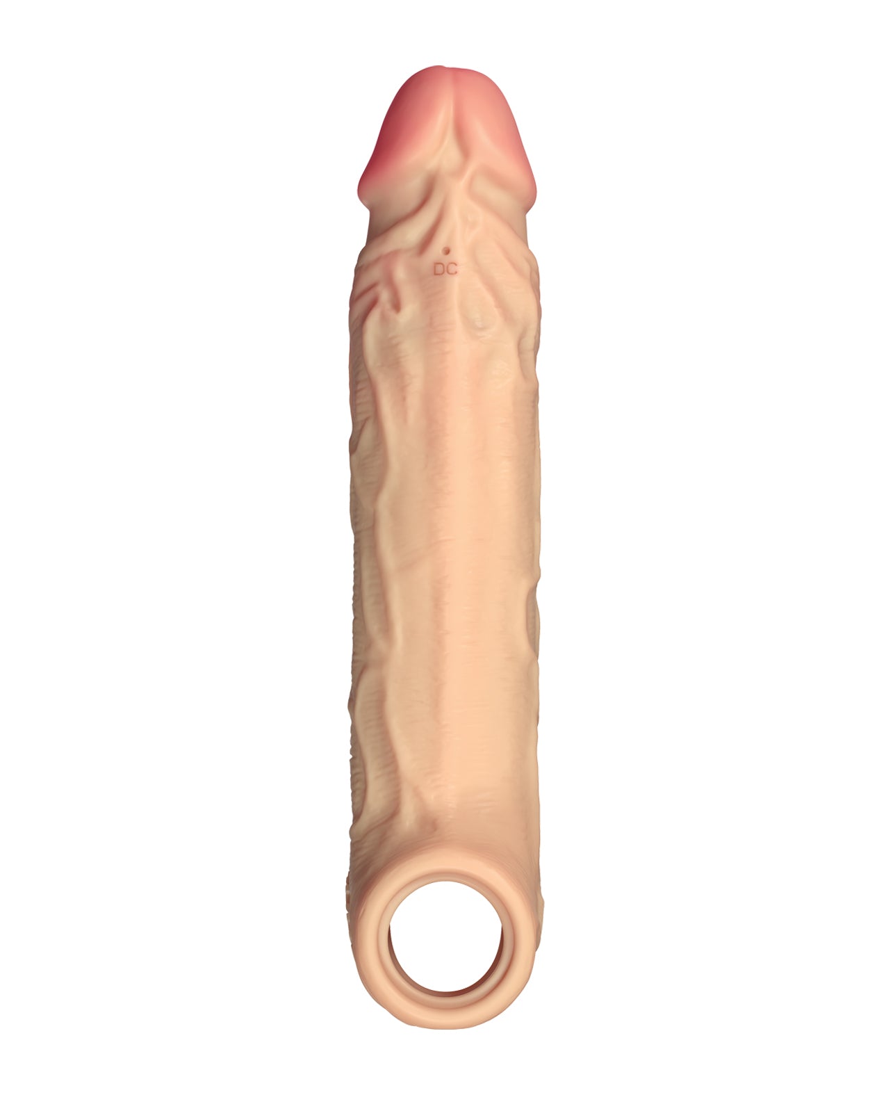 Shaft Flexskin Silicone 7.8 Inch Vibrating Penis Sheath in Pine
