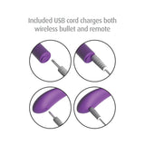 Fantasy For Her Rechargeable Remote Control Bullet