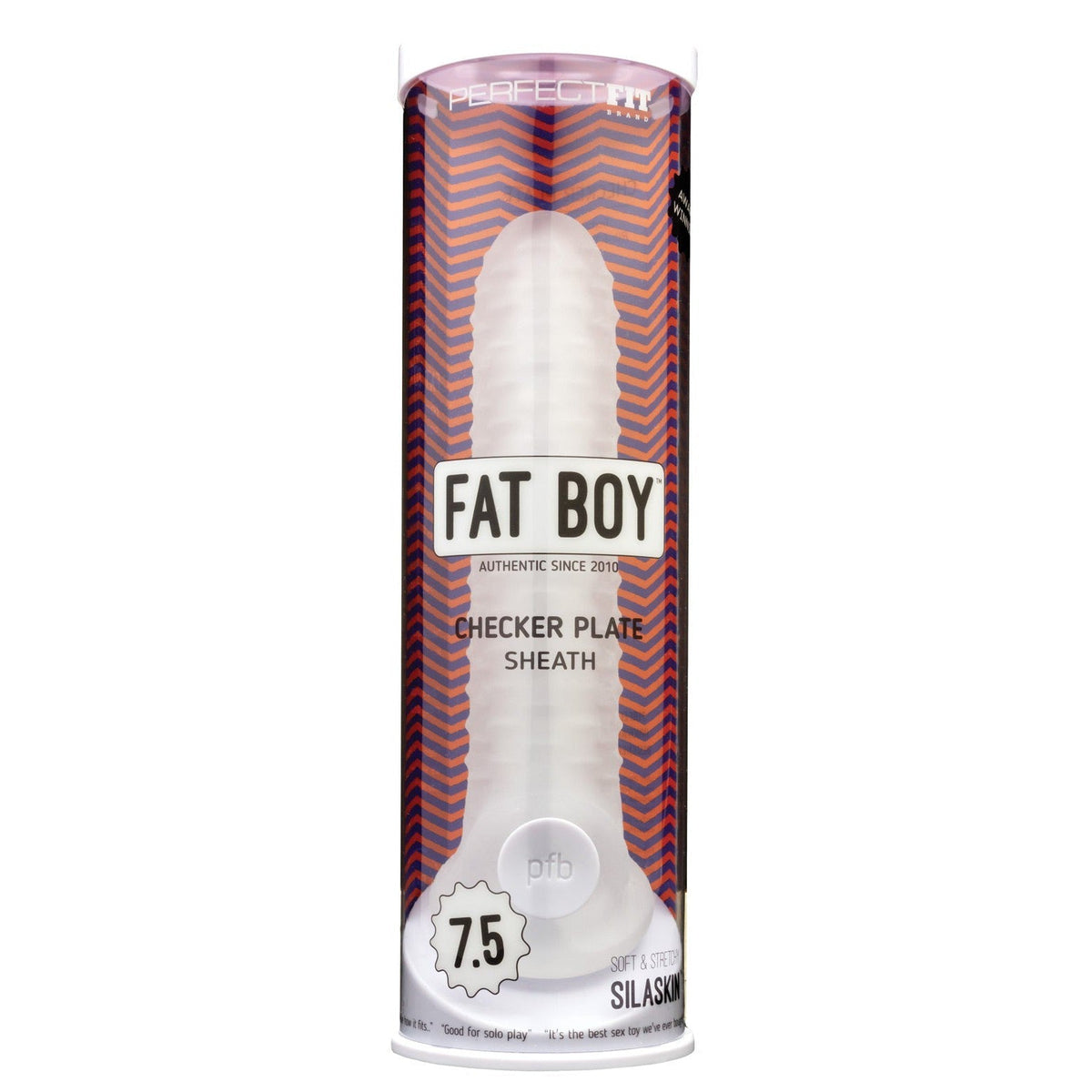 Fat Boy Checker Plate Penis Sheath