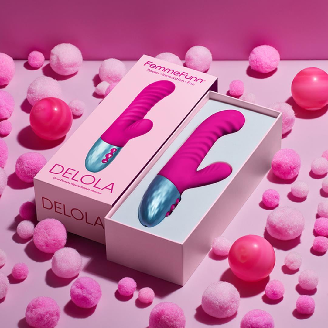 Femme Funn Delola Dual-Density Rabbit Vibe