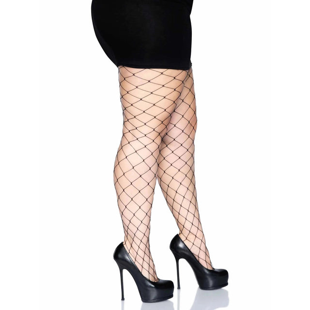 Fence Net Pantyhose - Queen