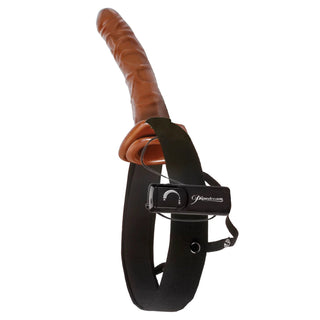 Fetish Fantasy 10 Inch Vibrating Hollow Strap On for Men