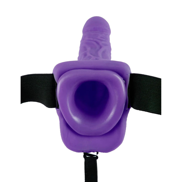 Fetish Fantasy 7 Inch Vibrating Hollow Strap-On