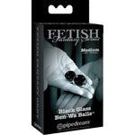 Fetish Fantasy Black Glass Ben Wa Balls