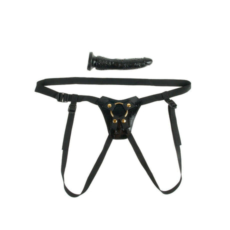 Fetish Fantasy Gold Designer Strap-on with Dildo