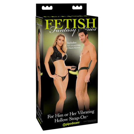 Fetish Fantasy Hollow Vibrating Strap On