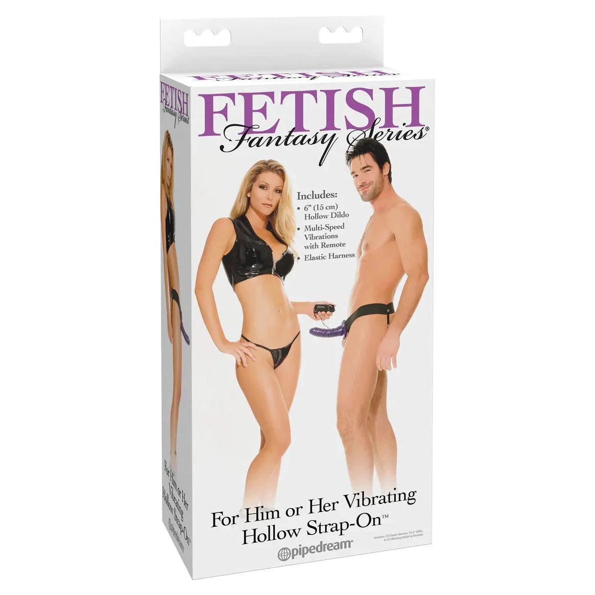 Fetish Fantasy Hollow Vibrating Strap On