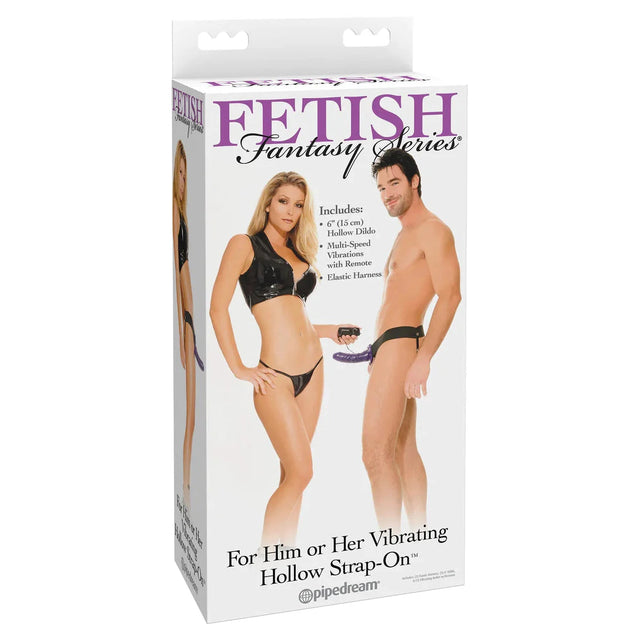 Fetish Fantasy Hollow Vibrating Strap On