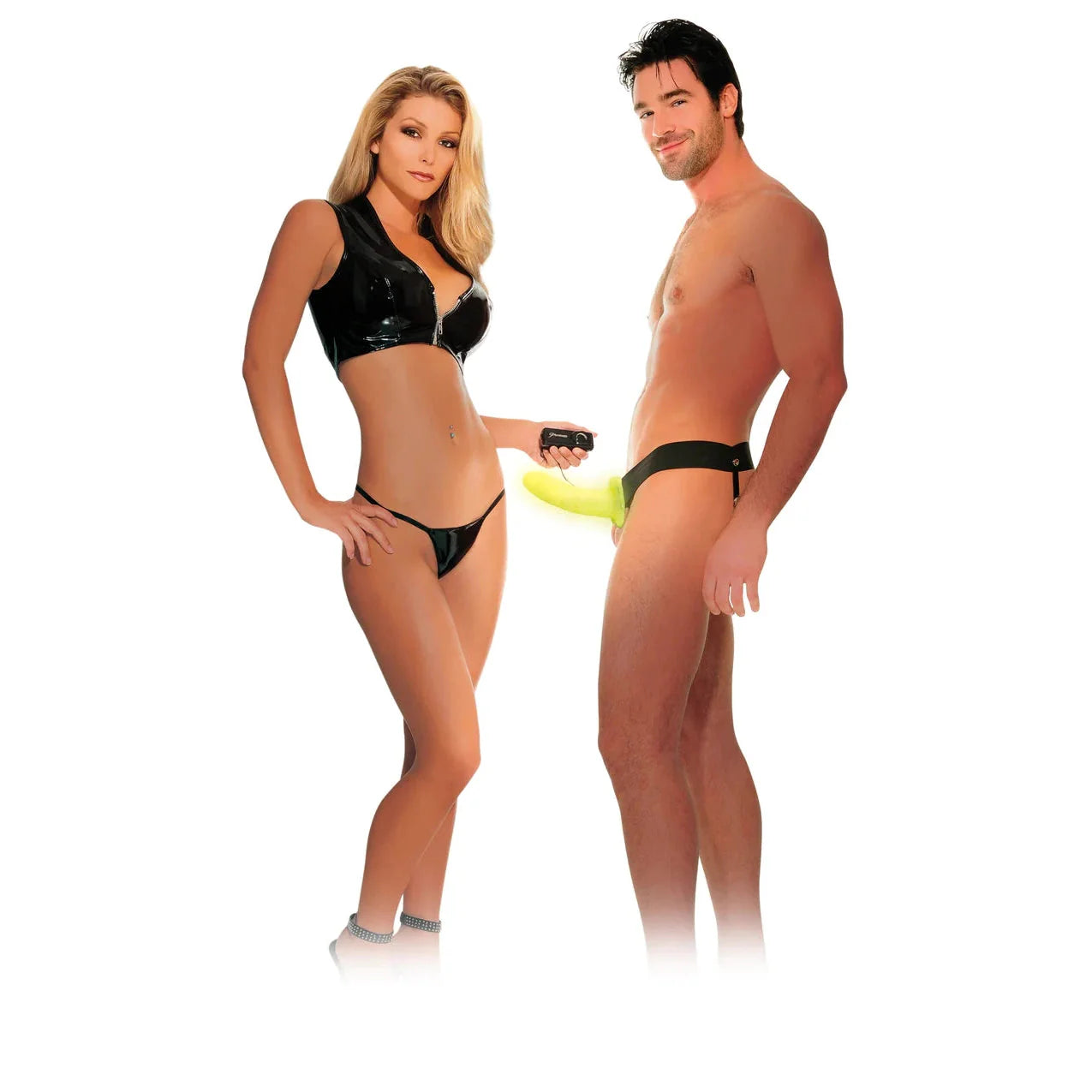 Fetish Fantasy Hollow Vibrating Strap On