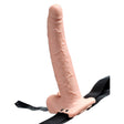 Fetish Fantasy Series 9" Hollow Vibrating Strap-On with Balls