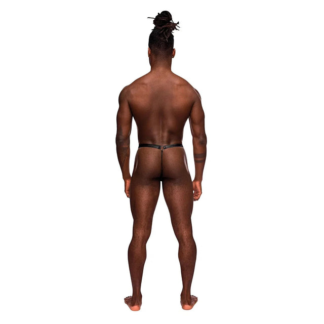 Fetish Jouster Nylon & Spandex Front Ring G-String