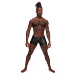 Fetish Poseidon Nylon Spandex Tear Off Cup Thong Short