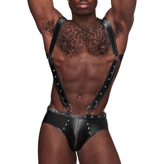 Fetish Uranus Moonshine Harness Brief Black