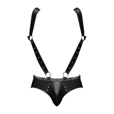 Fetish Uranus Moonshine Harness Brief Black