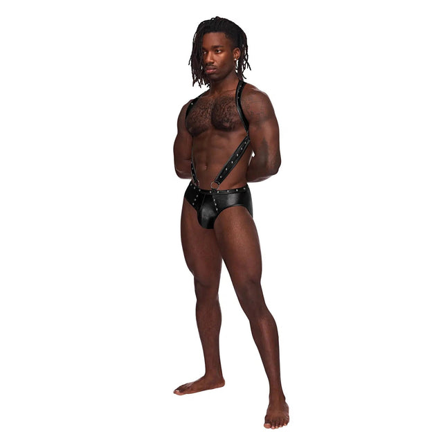 Fetish Uranus Moonshine Harness Brief Black