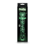 Firefly Heart a Glow Glass Dildo