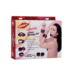 Frisky Lacy Red 5 Piece Bondage Set