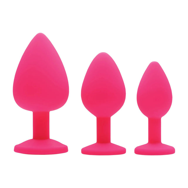Frisky Pleasure 3pc Sexy Butt Plug Set