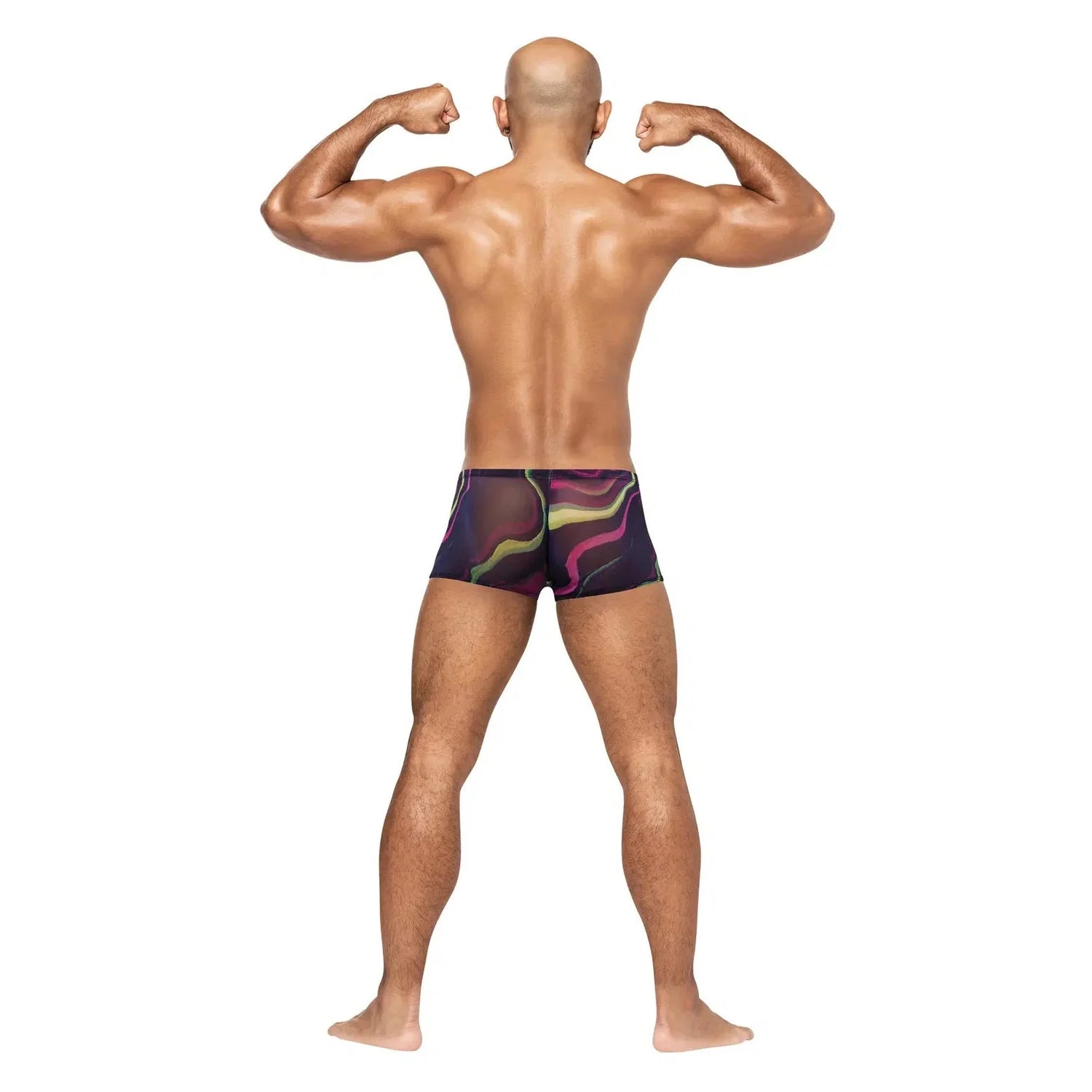 Galactic Sheer Poly Spandex Mini Short