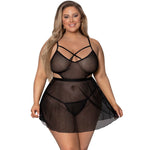 Girl Next Door Babydoll & Crotchless Panty - Queen