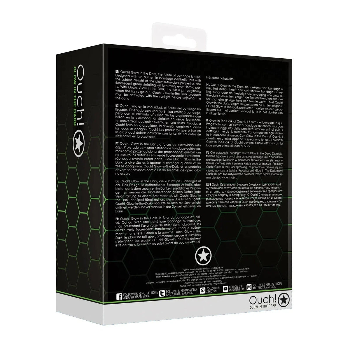 Glow In The Dark Chest Bulldog Harness