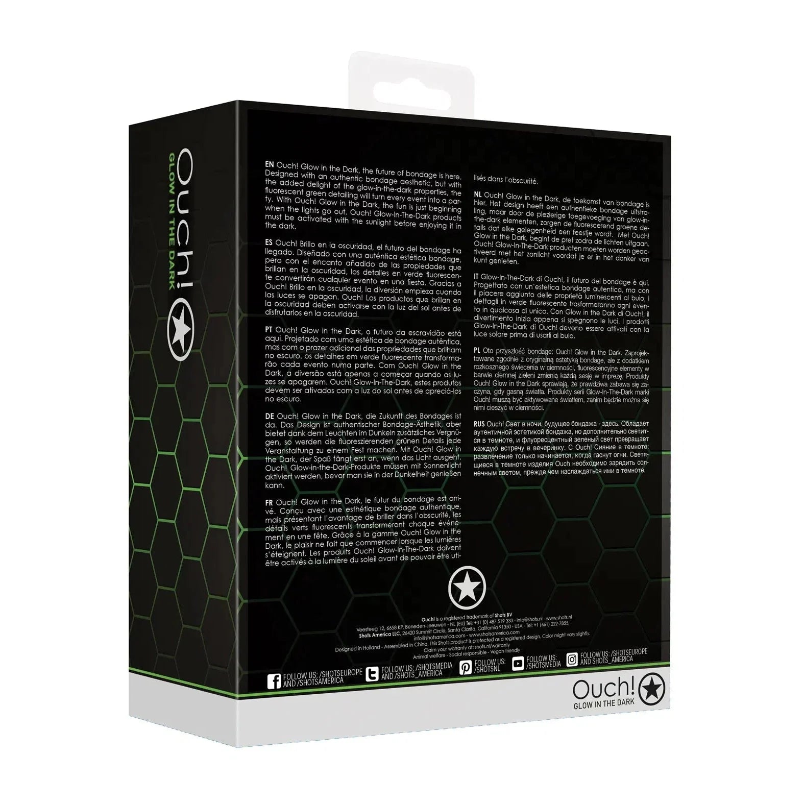 Glow In The Dark Chest Bulldog Harness