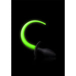 Glow In The Dark Silicone Puppy Tail Plug