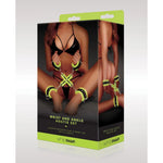 Glow In The Dark Wrist & Ankle Hogtie Set