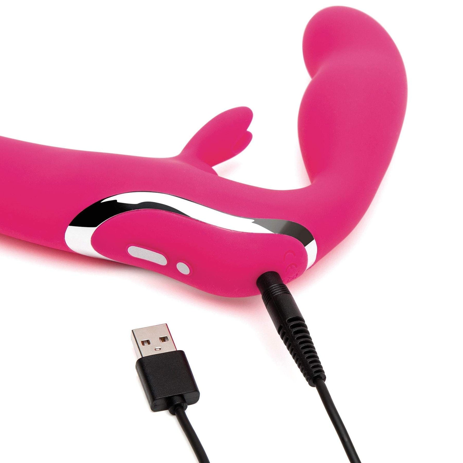 Happy Rabbit Strapless Strap On Rabbit Vibe