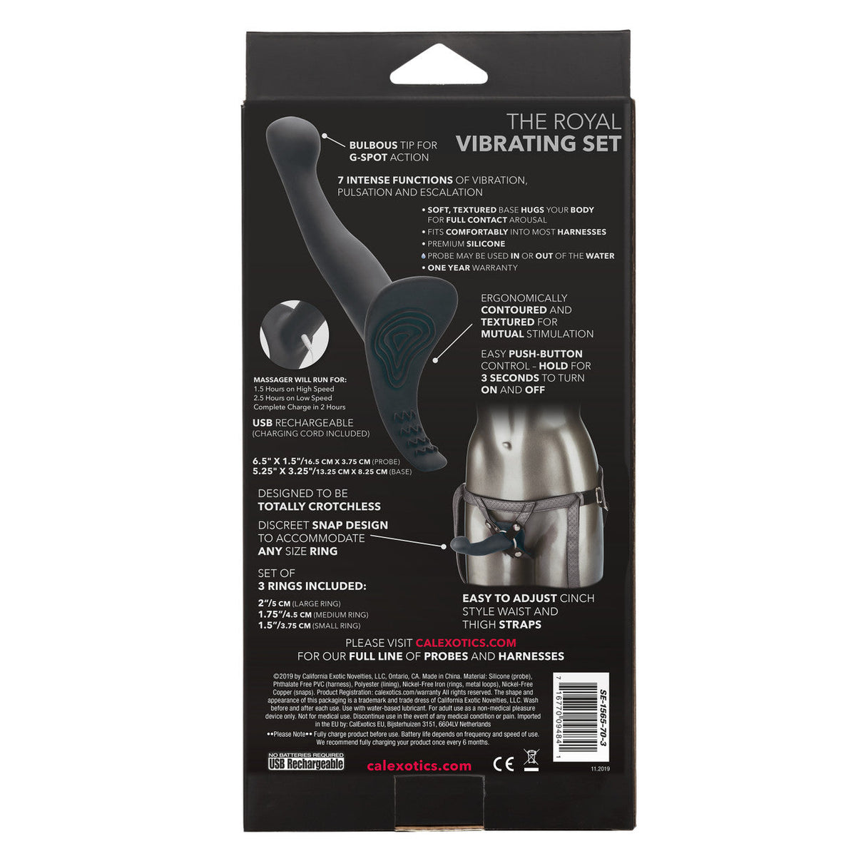 Her Royal Harness Crotchless Vibrating Set