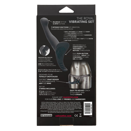 Her Royal Harness Crotchless Vibrating Set