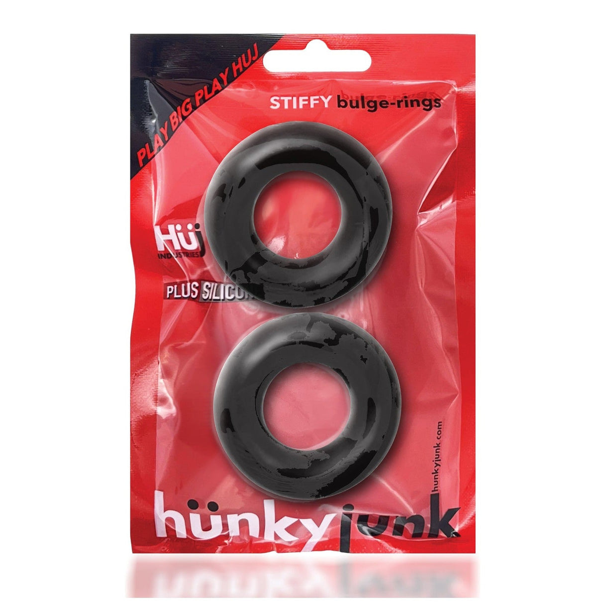 Hunky Junk Stiffy Cock Rings - 2 Pack