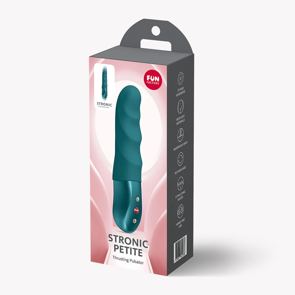 Fun Factory Stronic Petite Pulsator in Bottle Green