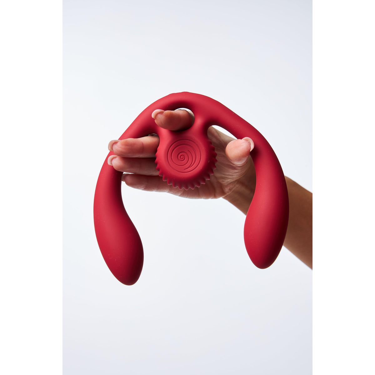 SVibe Snail GIZI Duo Couples Stimulator in Burgundy