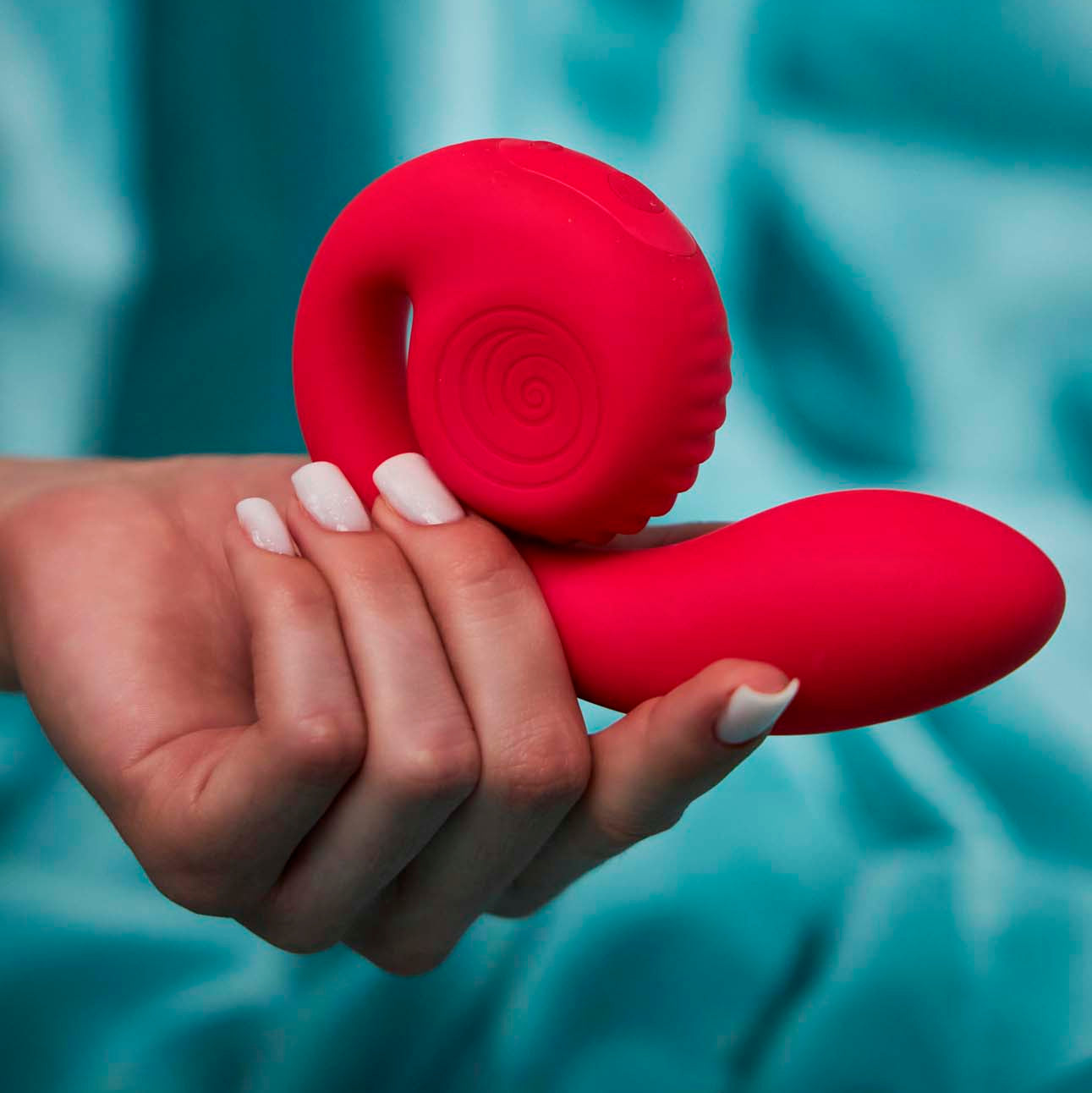 SVibe Snail Gizi Lite Dual Vibrator in Sweet Dragonfruit