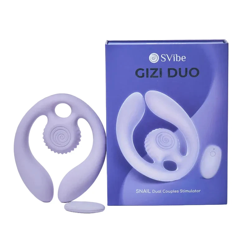 SVibe Snail GIZI Duo Couples Stimulator in Lilac
